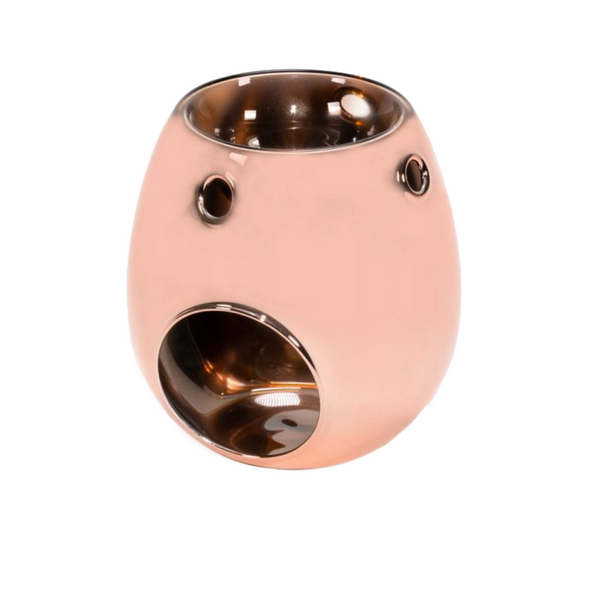 Glass Rose Gold Wax Melt Burner Eco Candle Project 5892